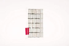 24 Polyester Sewing Thread Spools 200 Yards Each - White