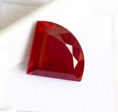 Natural Burmese 11.35 Ct Ruby Blood Red Color Fancy Cut Certified Loose Gemstone