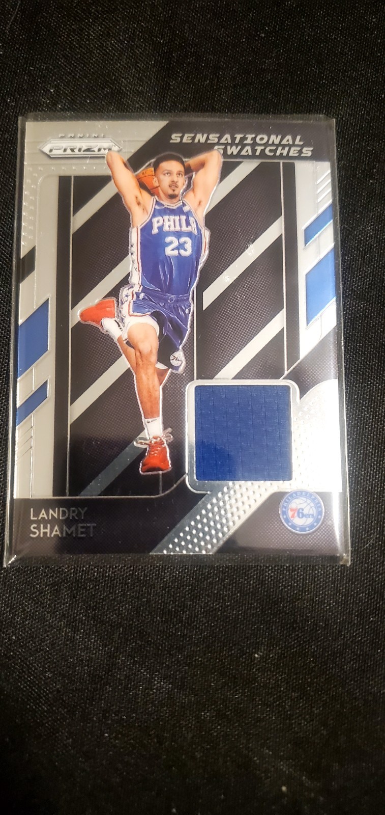 2018-19 Panini Prizm - Sensational Swatches Landry Shamet #85 (MEM, RC) E