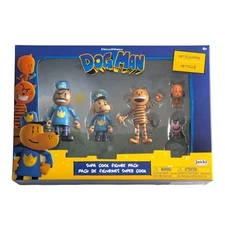 BNIB DOG MAN 2.5" Action Figure Multipack Set with 5 Characters for Kids Ages 3+