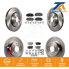 Front Rear Disc Brake Rotors And Ceramic Pads Kit For 2017-2022 Acura ILX