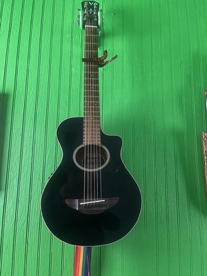 Yamaha APXT2 3/4 Thinline Acoustic-Electric Cutaway Guitar Old Violin...