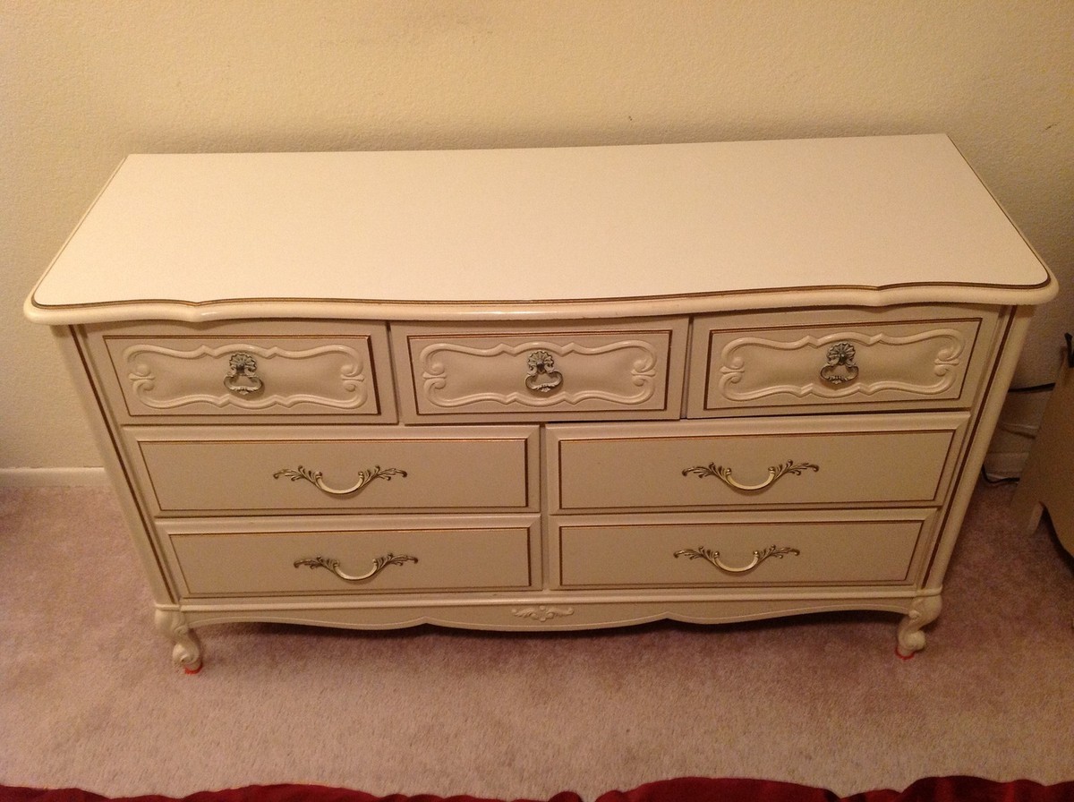 chinese dress ladies Vintage Lea Furniture Traditional Style Three Drawer Dresser Lacquered in  Swiss Coffee Available & Ready to Ship!  Hibiscus House