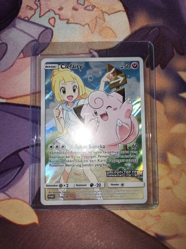 Clefairy Lillie CHR PROMO 178/SM-P Pokemon tcg indonesia Limited