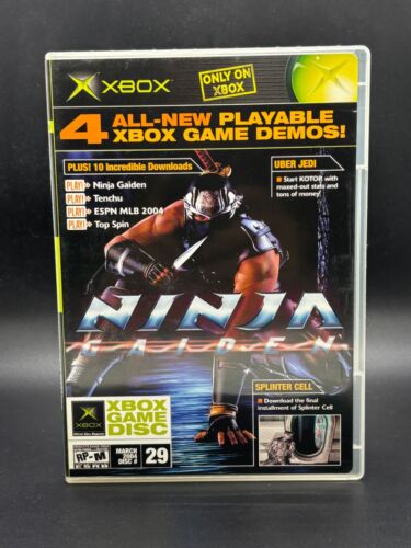Xbox Magazine Demo Disc 29 Ninja Gaiden 4 Games TESTED FREE SHIP - Picture 2 of 6
