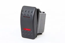 MARINE BOAT TRUCK ROCKER SWITCH ON-OFF-ON SPDT 2 RED LED 4 PIN CAR RV MOTORCYCLE