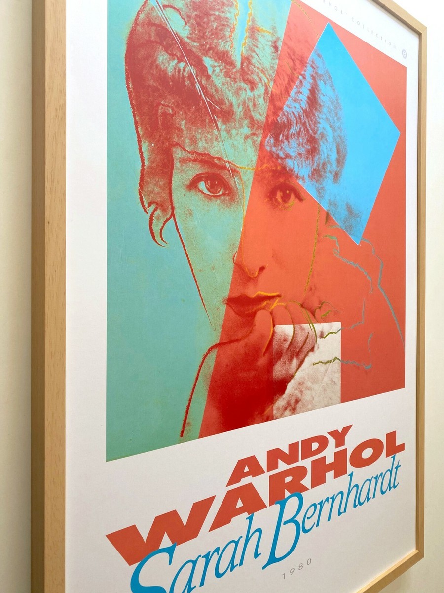 ANDY WARHOL ESTATE RARE 1990 1ST ED FRAMED LITHOGRAPH PRINT