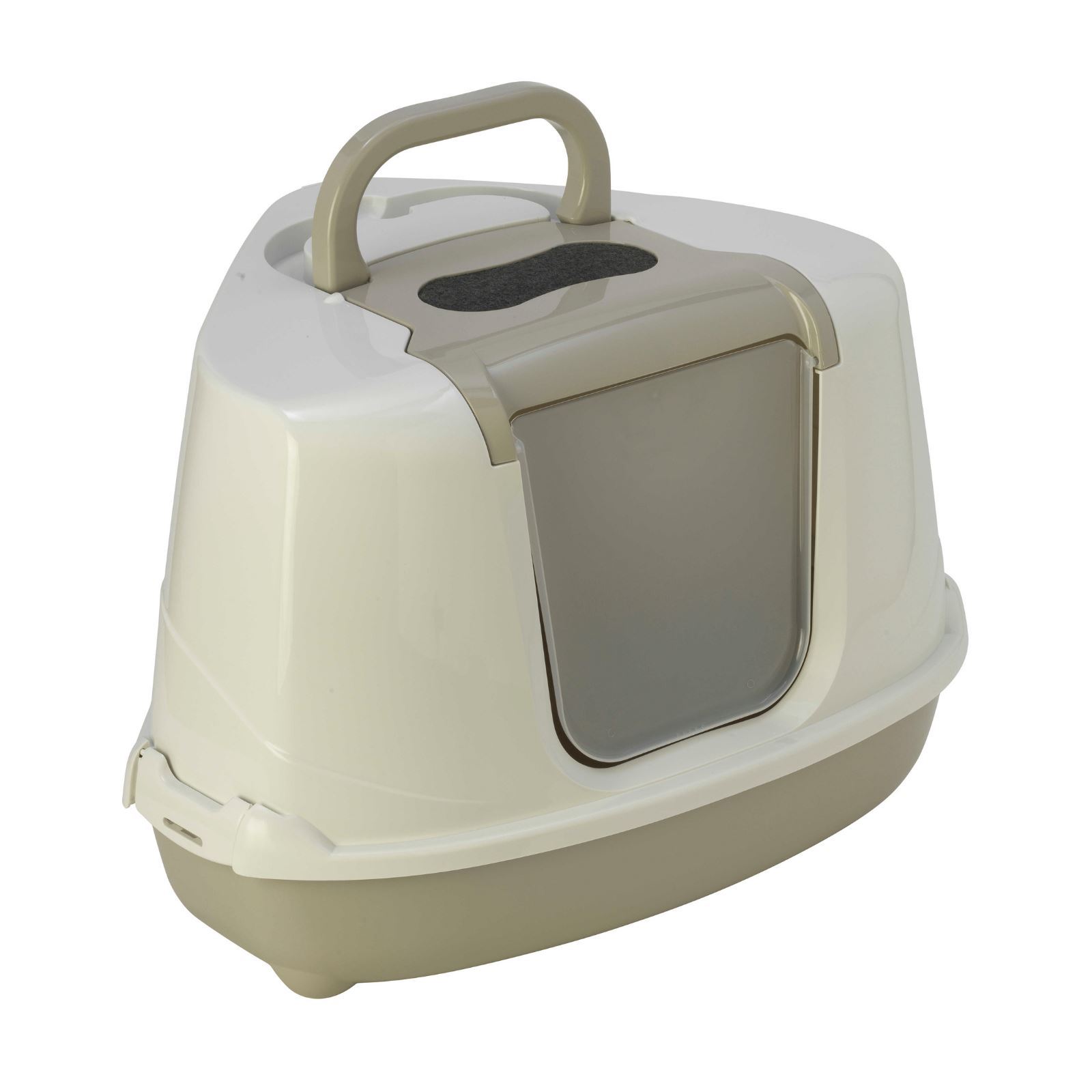 Flip Cat Corner Cat Litter Box Enclosed Kitty Tray w/ Odor Control