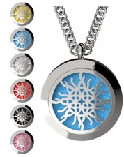 Love Knot 316L Surgical Stainless Steel Aromatherapy Diffuser Locket