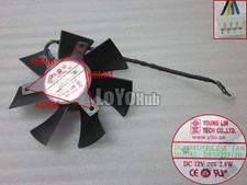For MSI R4870 graphics card fan 8.5CM YOUNG LIN DFS922512H 12V 2.8W 4-Pin