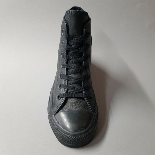 Converse Chuck Taylor All Star Chucks Black Mono Hi 135251C Schuhe Leder schwarz - Bild 5 von 6