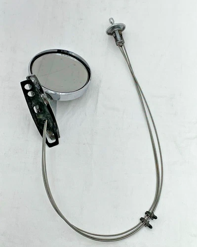 1969 1970 Mopar C Body Driver Side Mirror Chrome Remote Driver Side Rearview