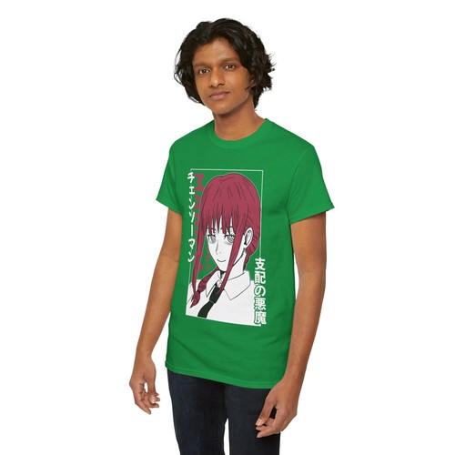 Makima Chainsaw Man Shirt Anime Tee T-Shirt Pochita Horror Manga Otaku Denji CSM - Picture 27 of 68