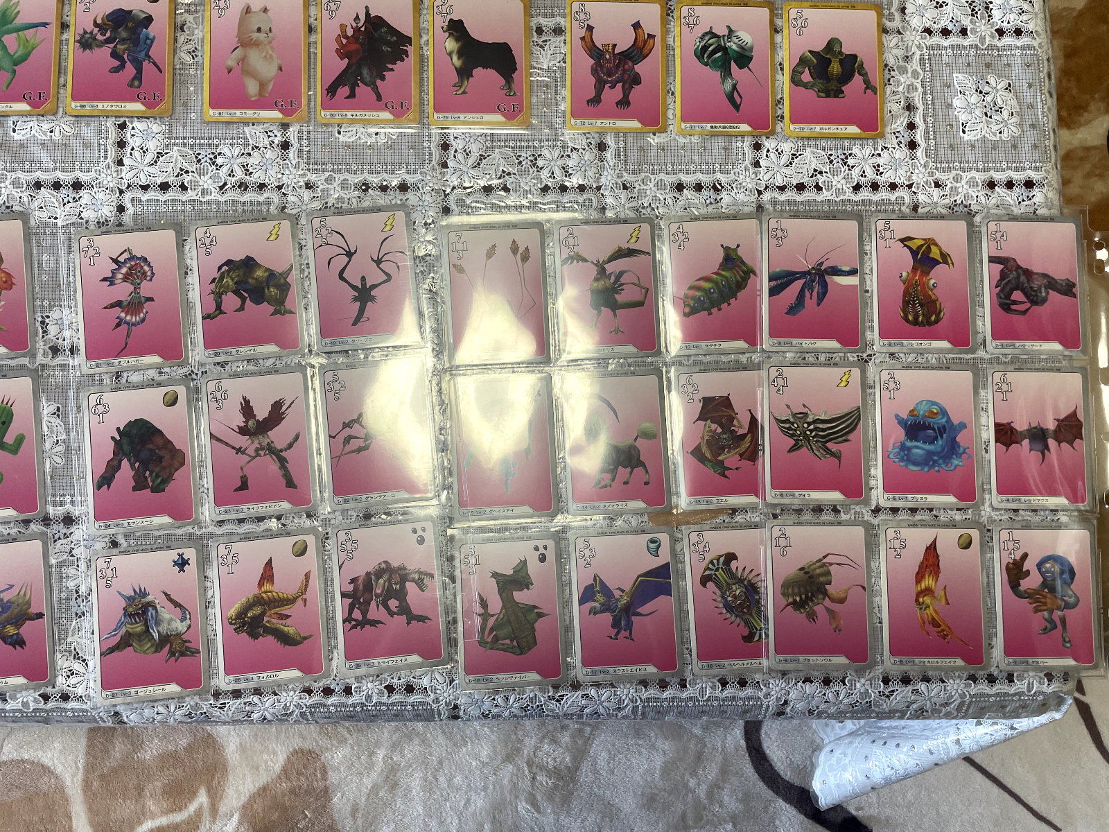 TRIPLE TRIAD COMPLETE FINAL FANTASY VIII Carddass Masters G1-110 set FFTCG FF8 - Picture 7 of 7