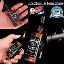 Jackk Daniellss Whiskey Bottle Lighter Refillable Cigarette Lighter  Xmas Gifts