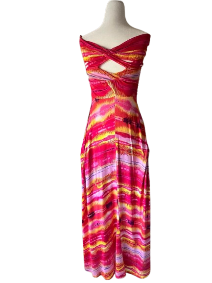 formal maxi dress fitted Tight Long Formal Prom Dress with V-Neck