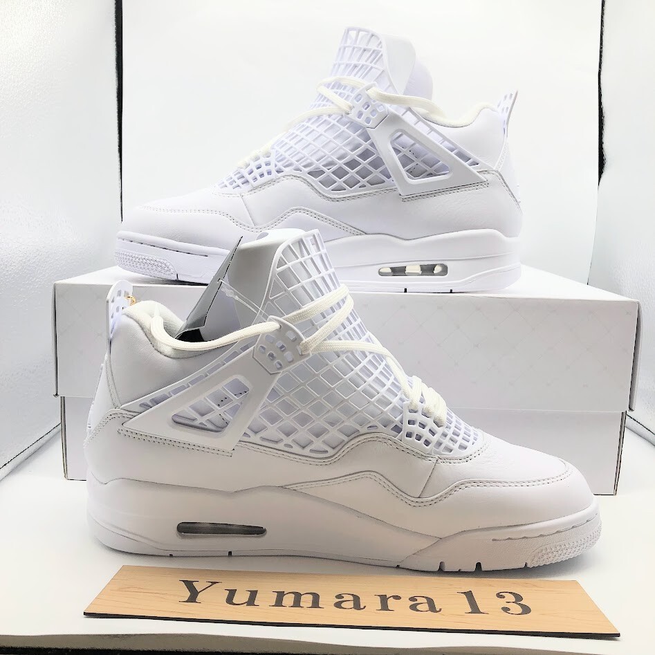 Size 8 - Air Jordan 4 Retro Net - White W for sale online | eBay