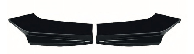 2 splitters avant BMW Série 5 F10 F11 Pack M pour personnalisation esthétique tuning