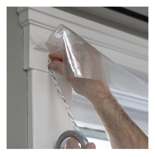 Duck MAX Roll-On Window Kit 62”x 126” Insulating Shrink Film Heavy Duty - Picture 8 of 9