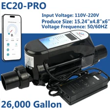 Salt Chlorine Generator with Titanium Salt Cell,Design for Hot Tubs & Swim Spas