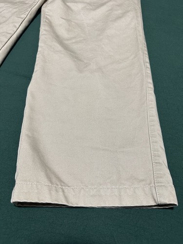 Men's Orvis Pants 38x30 40 Beige Fit Pleated 9.5oz Twill Khaki - Picture 3 of 19