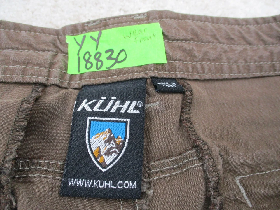 Pantalones Cortos Kuhl Mujer 10 Marrón Splash Carga Bolsillo Senderismo Exterior Algodón 32x12 Foto 4 de 4