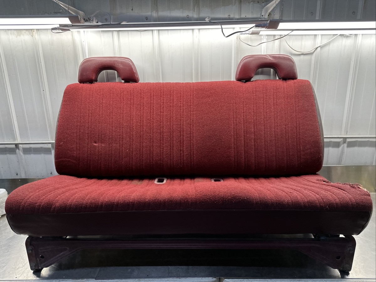 1988-1994 Chevy GMC Truck C/K Single Cab Bench Seat Assembly | Red