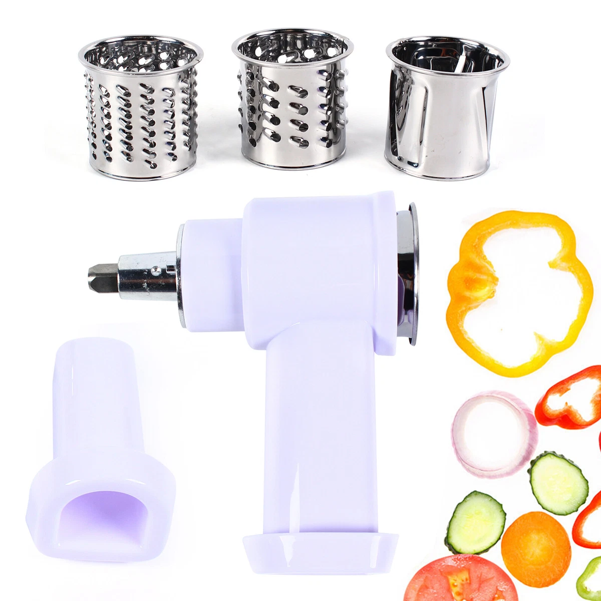 For Kitchen Aid Stand Mixer Slicer Shredder Salad Cheese Grater Attachment New