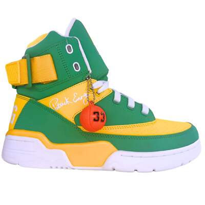 Patrick Ewing Athletics Men's1BM02379-323 33 HI Green Wht Lemon Basketball Shoes