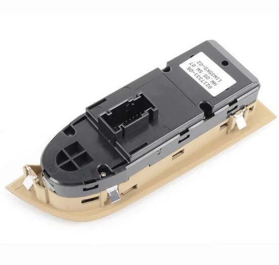 Nueva unidad de control de interruptor de espejo retrovisor ventana beige izquierdo para BMW E90 E91 318i 320i 325i Foto 2 de 2