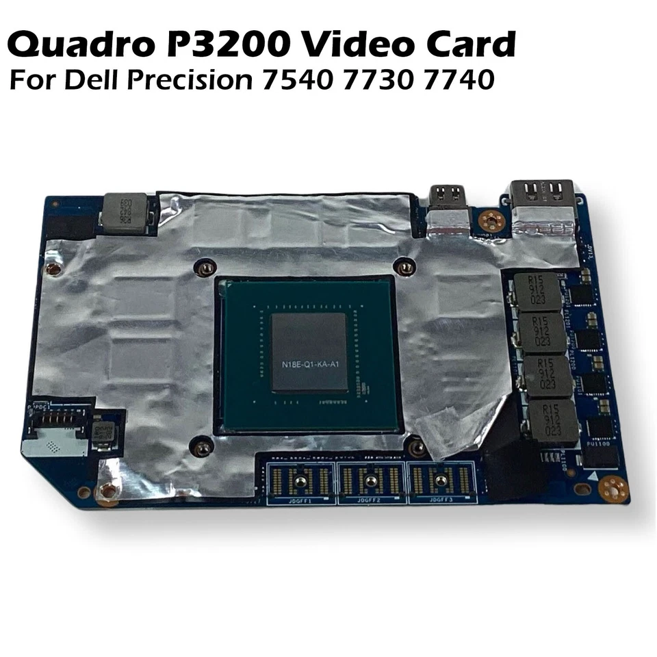 Dell Precision 7540 7730 7740 Nvidia Quadro P3200 6GB GPU 8G6F0 N18E-Q1-KA-A1 - Image 3 of 4
