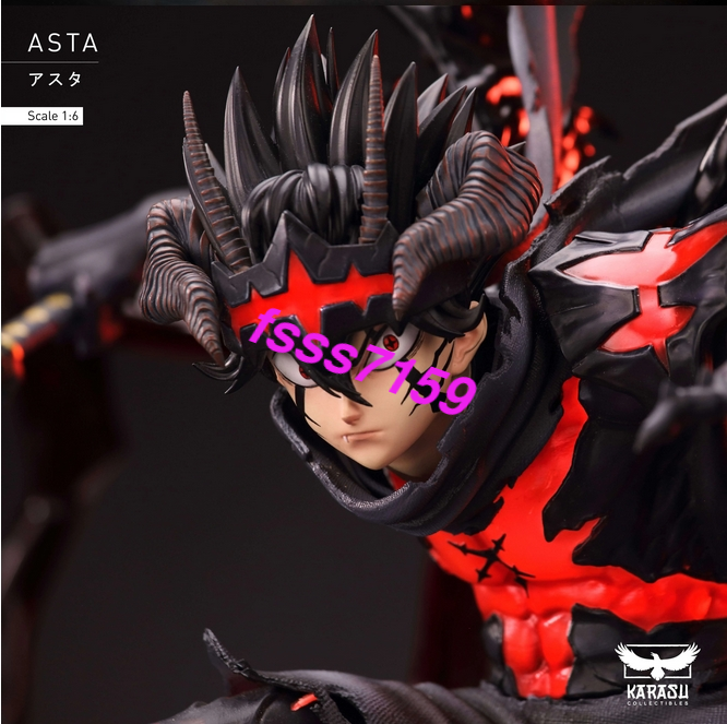 Black Clover Asta Resin Statue Pre-order Karasu Collectibles 1/6