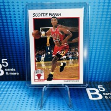 SCOTTIE PIPPEN 1991-92 NBA HOOPS BASKETBALL CARD #7 CHICAGO BULLS NBA HOF