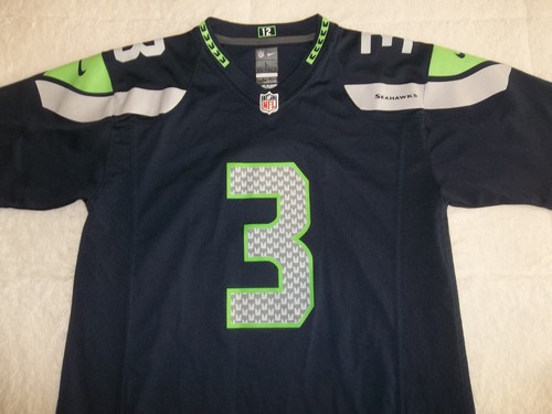 MINT! Russell Wilson #3 Seattle Seahawks NIKE Football Jersey YOUTH Boys L Large - Picture 10 of 10