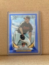 Brian Gonzalez 2014 1st Bowman Chrome Blue Refractor /399 CDP85