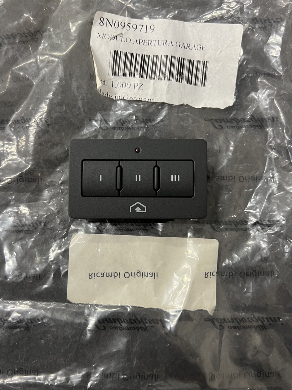 Lamborghini Gallardo, Garage Door Open Switch, NEW GENUINE P/N 8N0959719