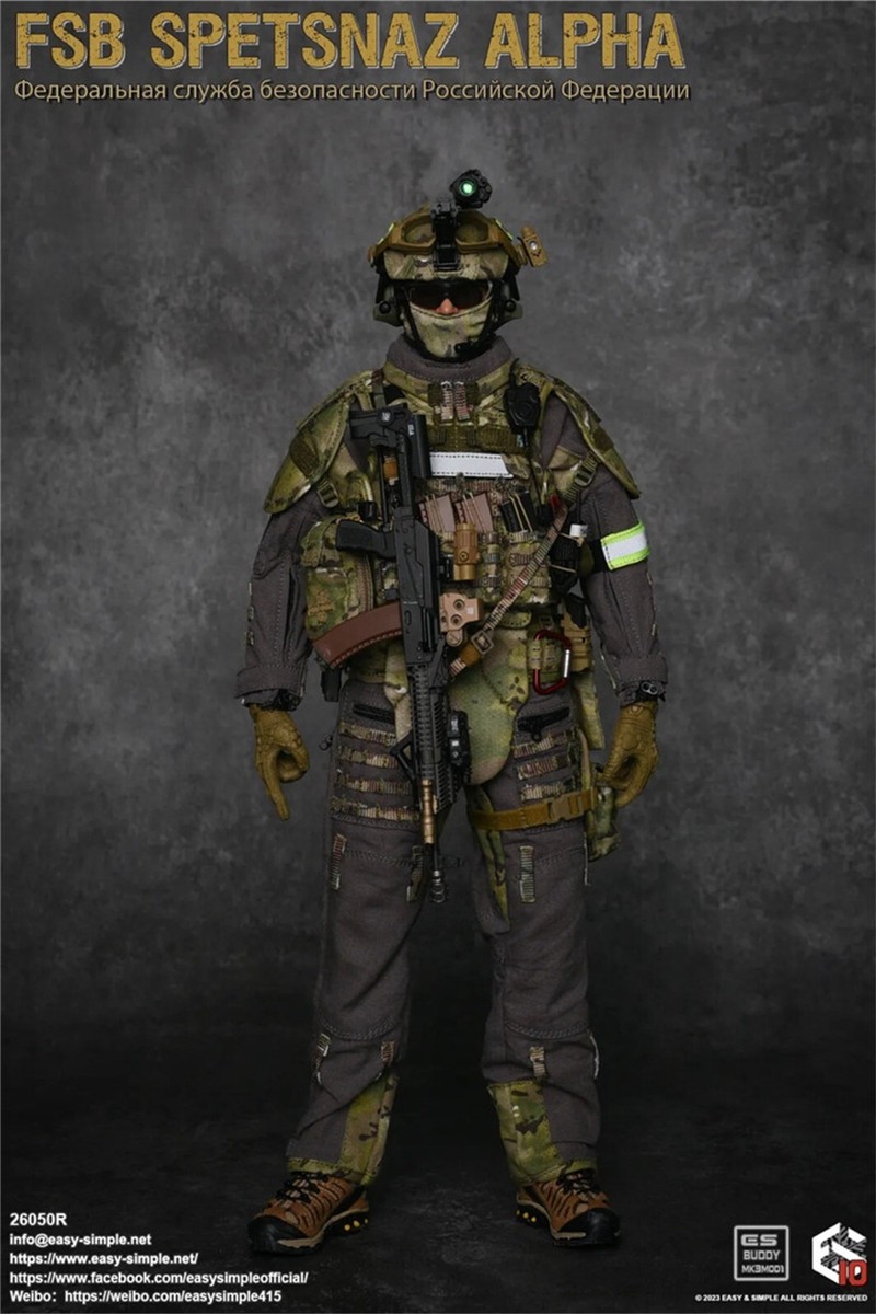 Easy&Simple 12in Model Toys FSB Spetsnaz ALPHA #26050R 1/6 Easy&Simple 12in Model Toys FSB Spetsnaz ALPHA #26050R 1/6