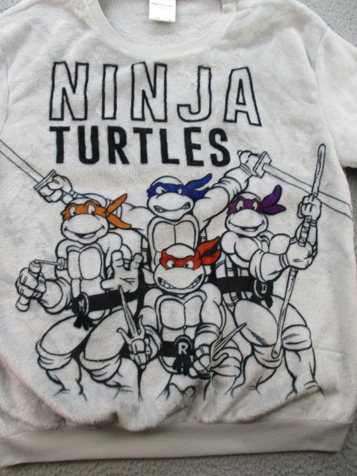 Nickelodeon TMNT Tortugas Ninja Niñas LG (11-13) Sudadera Suave Polar Pullover Foto 2 de 4