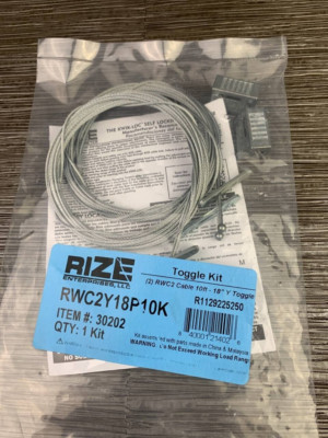 Prime Rize Accessory Kit RIZE Enterprises Toggle Kit Cable 10ft 18