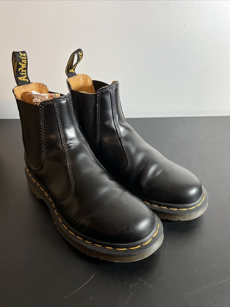 Dr. Martens, Womens 2976 Smooth Leather Chelsea Boot, Black, 5 | eBay