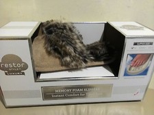 New Restor Luxury Memory Foam Slippers Size Small Men 6/7 or Women 7/8