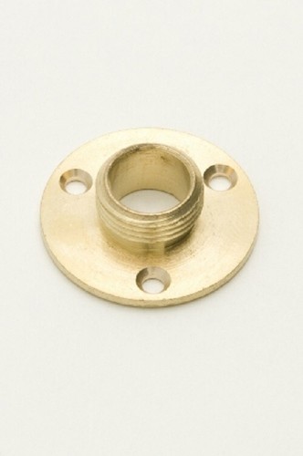 Brass Backplate for Bulb Holders 10mm & 1/2" Thread Wood Turning Lamp Pack of 2 - Picture 10 of 12