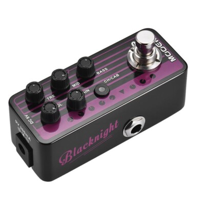 Mooer 009 Blacknight Guitar Effects Pedal Digital Preamp for Guitar Processor