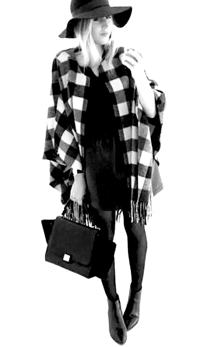 ZARA WOMAN SOFT CAPE WOOL BLEND PONCHO CAPE COAT JACKET WITH FRINGES NEW