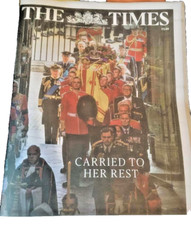 The Times Newspaper UK, 20 Sept 2022 - Queen Elizabeth II Funeral Edition - New