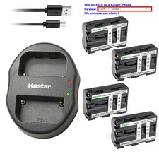 Kastar Battery Dual Charger for Sony NP-FM500H  Sony DSLR-A200   200 Alpha A200