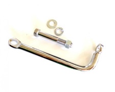 Staffa supporto SPECCHIETTO sinistro per Vespa 125 150 VB1 VNB VBA VBB CROMATA