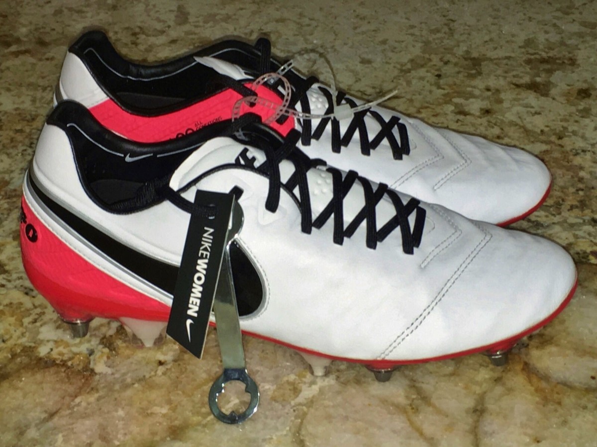 NIKE Tiempo Legend VI SG ACC White Black Br Crimson Soccer