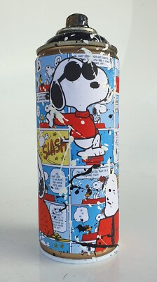Sculpture Pop Art SNOOPY PEANUTS Signée SPACO – Graffiti Street Art Français, Pièce Collector