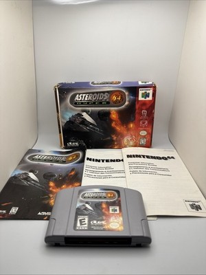 Asteroids Hyper 64 Nintendo 64 N64 Complete In Box Activision TESTED
